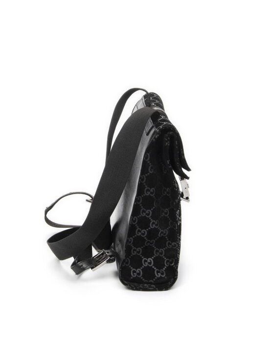 Gucci Jackie Backpack Black GG Suede Leather main image 6